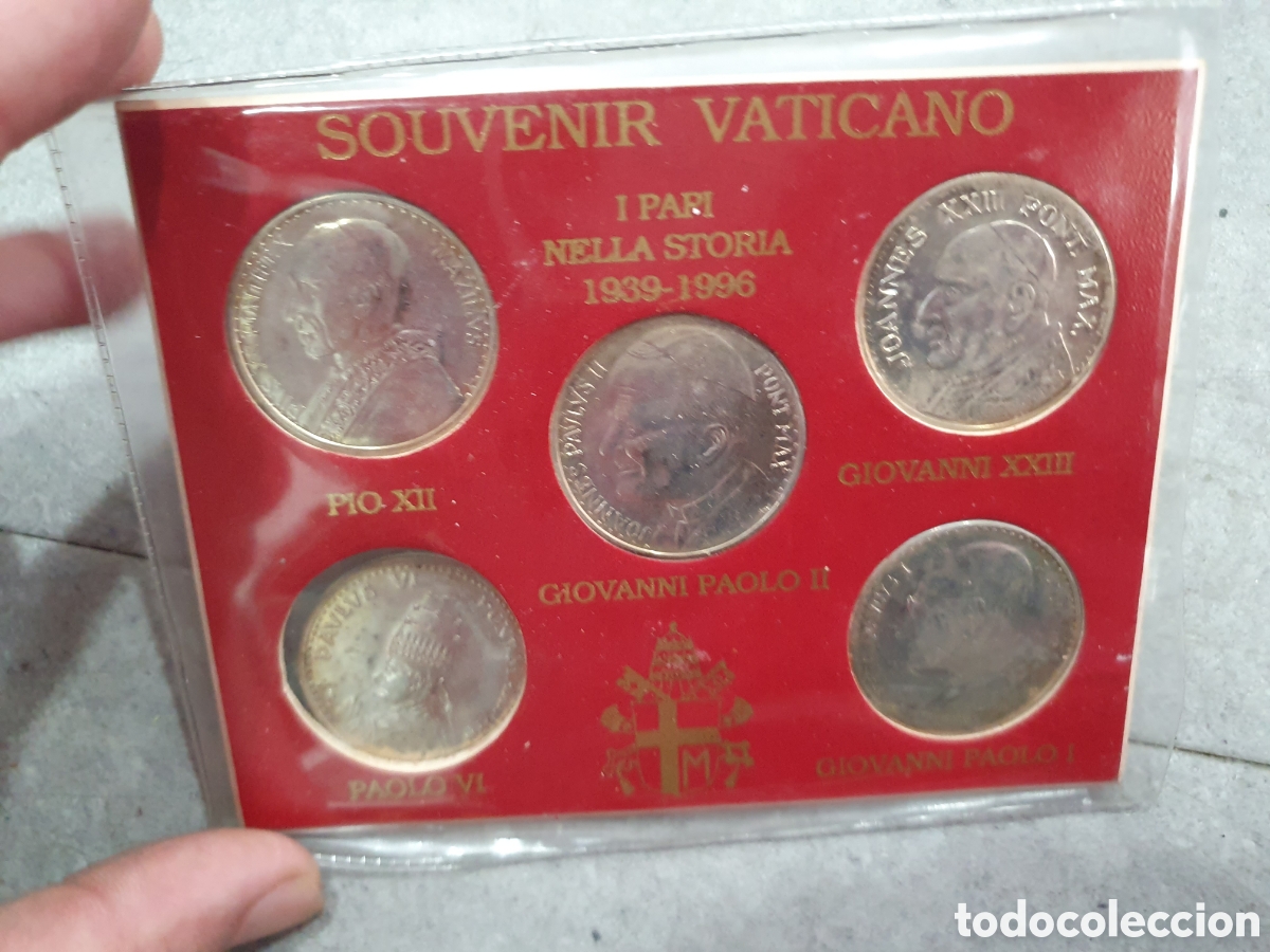 Trofeos y medallas: Lote de 5 monedas Souvenir Vaticano. (L120)