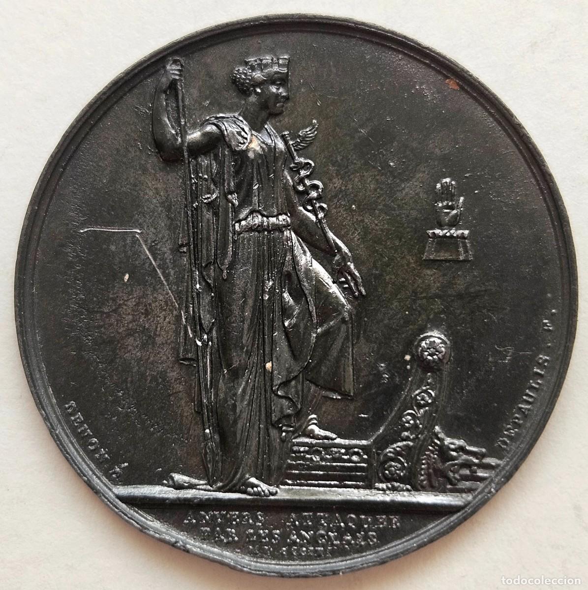 Trofeos y medallas: Improntas en plomo de tres medallas napole&oacute;nicas