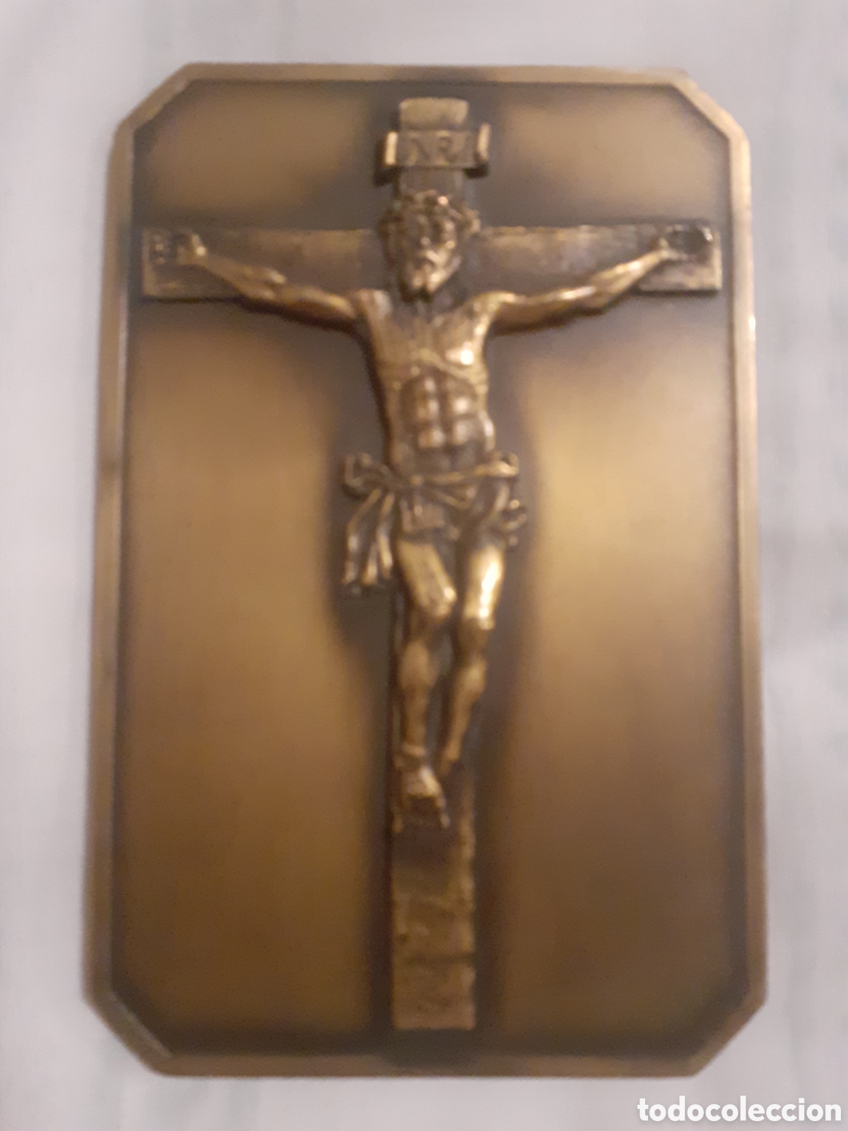 Trofeos y medallas: GRAN MEDALLA SEMANA SANTA ZAMORA. LAS 7 PALABRAS. 11,5 X 7,5. A&Ntilde;O 1992