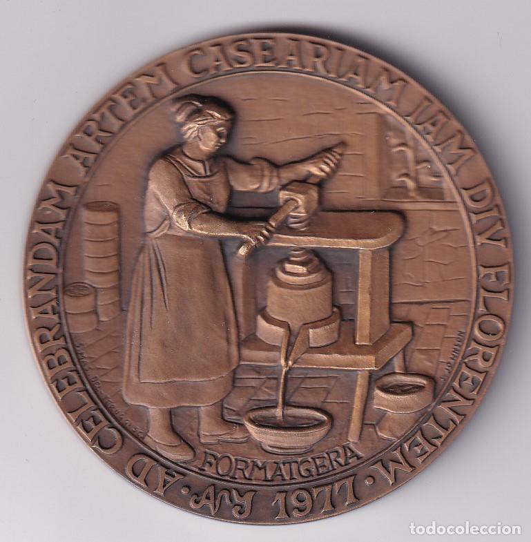Trofeos y medallas: MEDALLA DE ANDORRA DE ARTESANIA ANDORRANA DIAMETRO 6CM.