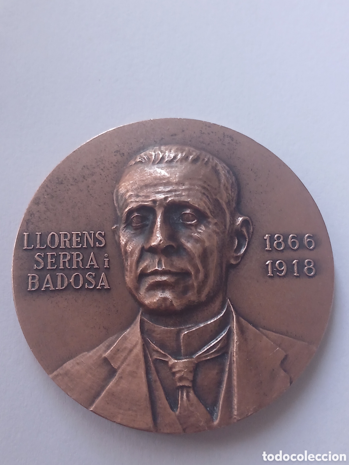 Trofeos y medallas: Medalla LLORENS SERRA i BADOSA 1866-1918.SANTA COLOMA DE GRAMANET