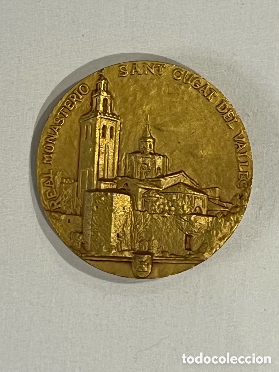 Trofeos y medallas: Real Monasterio de Sant Cugat del Vall&egrave;s. Medalla Conmemorativa.. desconozco motivo y a&ntilde;o acu&ntilde;aci&oacute;n