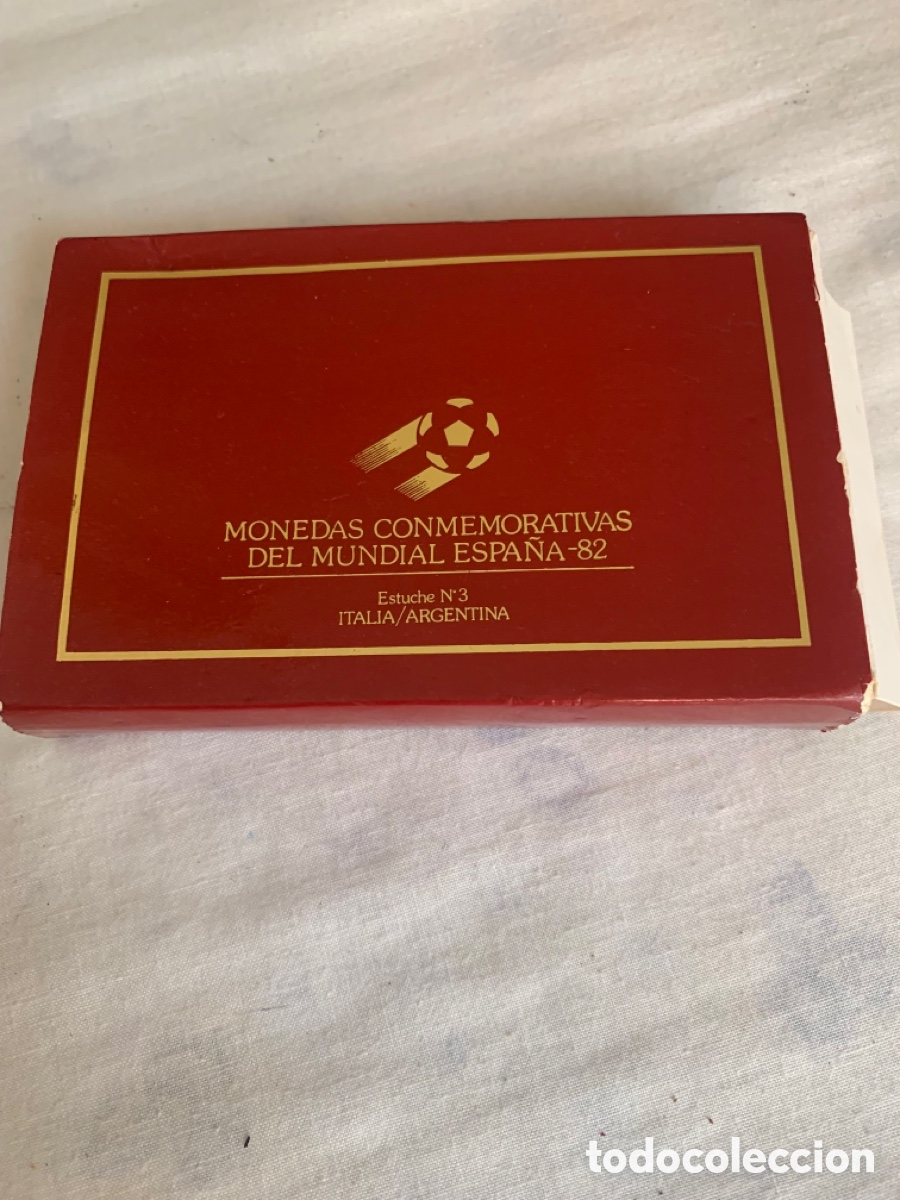 Trofeos y medallas: Estuche n 3 Monedas conmemorativas Mundial Espa&ntilde;a 1982