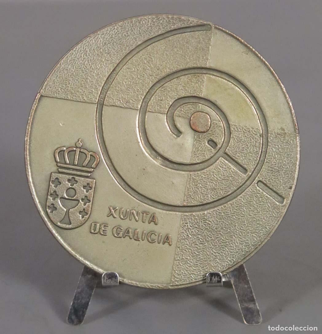 Trofeos y medallas: Medalla. &Aacute;lvaro Cunqueiro 1991. XUNTA - Foto 3