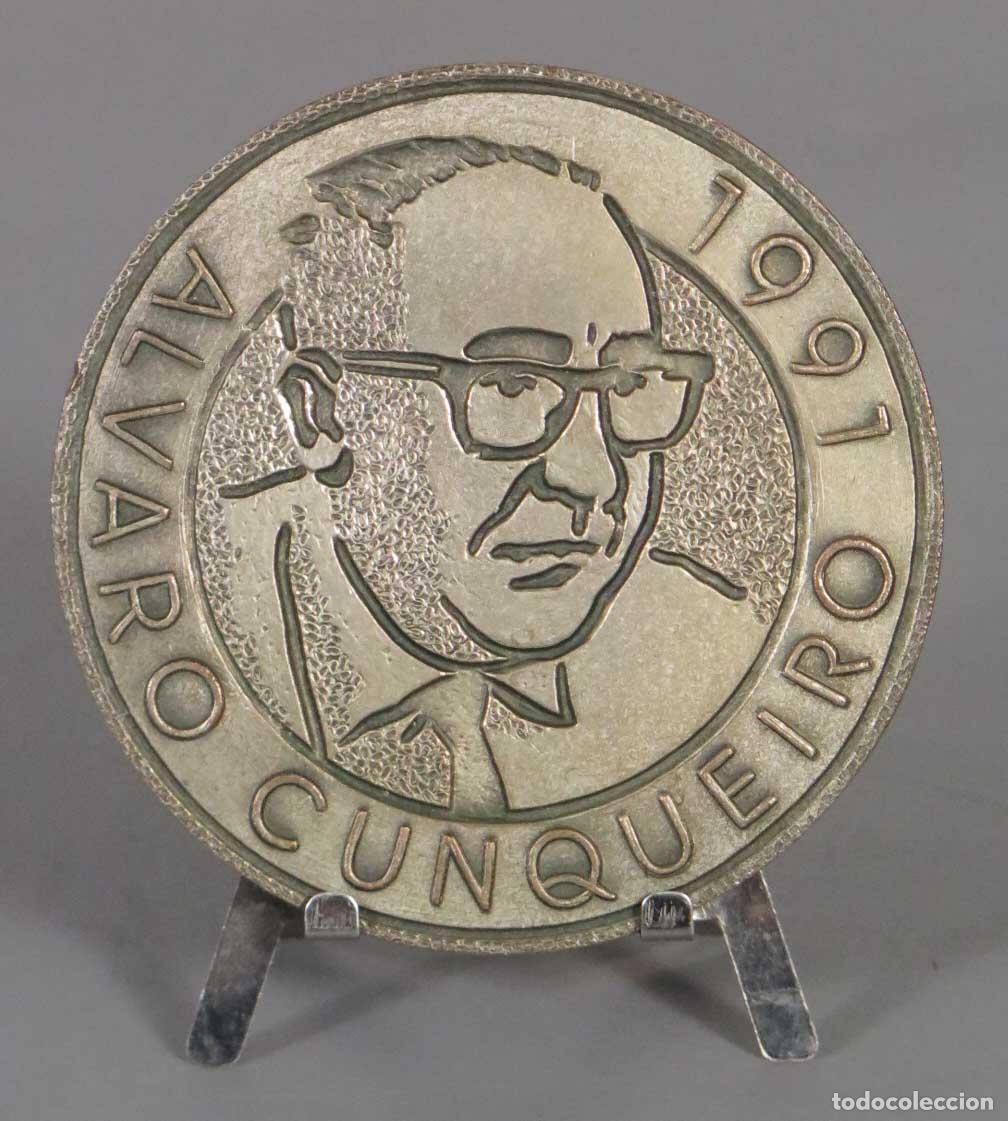 Trofeos y medallas: Medalla. &Aacute;lvaro Cunqueiro 1991. XUNTA - Foto 1