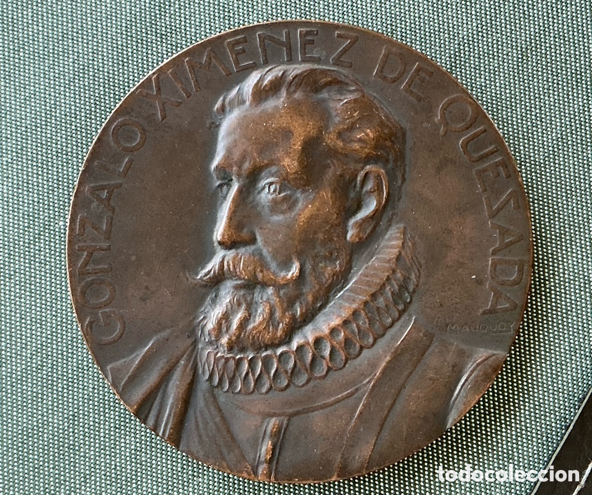 Trofeos y medallas: Medalla Bronce IV Centenario Fundaci&oacute;n de Bogot&aacute; (1538-1938) - Gonzalo Jim&eacute;nez