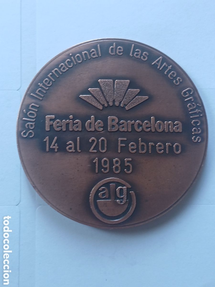 Trofeos y medallas: Medalla Graphispack 85 Barcelona
