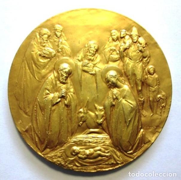 Trofeos y medallas: Medaglia commemorativa commissionata dalla Societ&agrave; Italiana Cauzioni (SIC) per celebrare la Nativit&agrave;