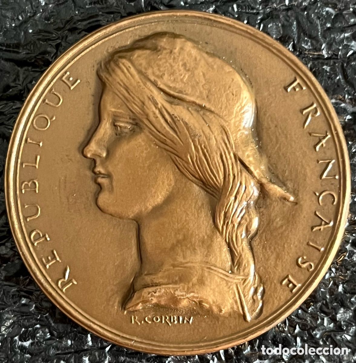 Trofeos y medallas: Medalla de bronce Republique Fra&ccedil;aise - Raymond Corbin