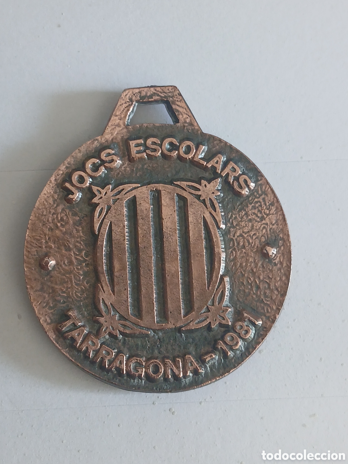 Trofeos y medallas: medalla joct escolars Tarragona 1981
