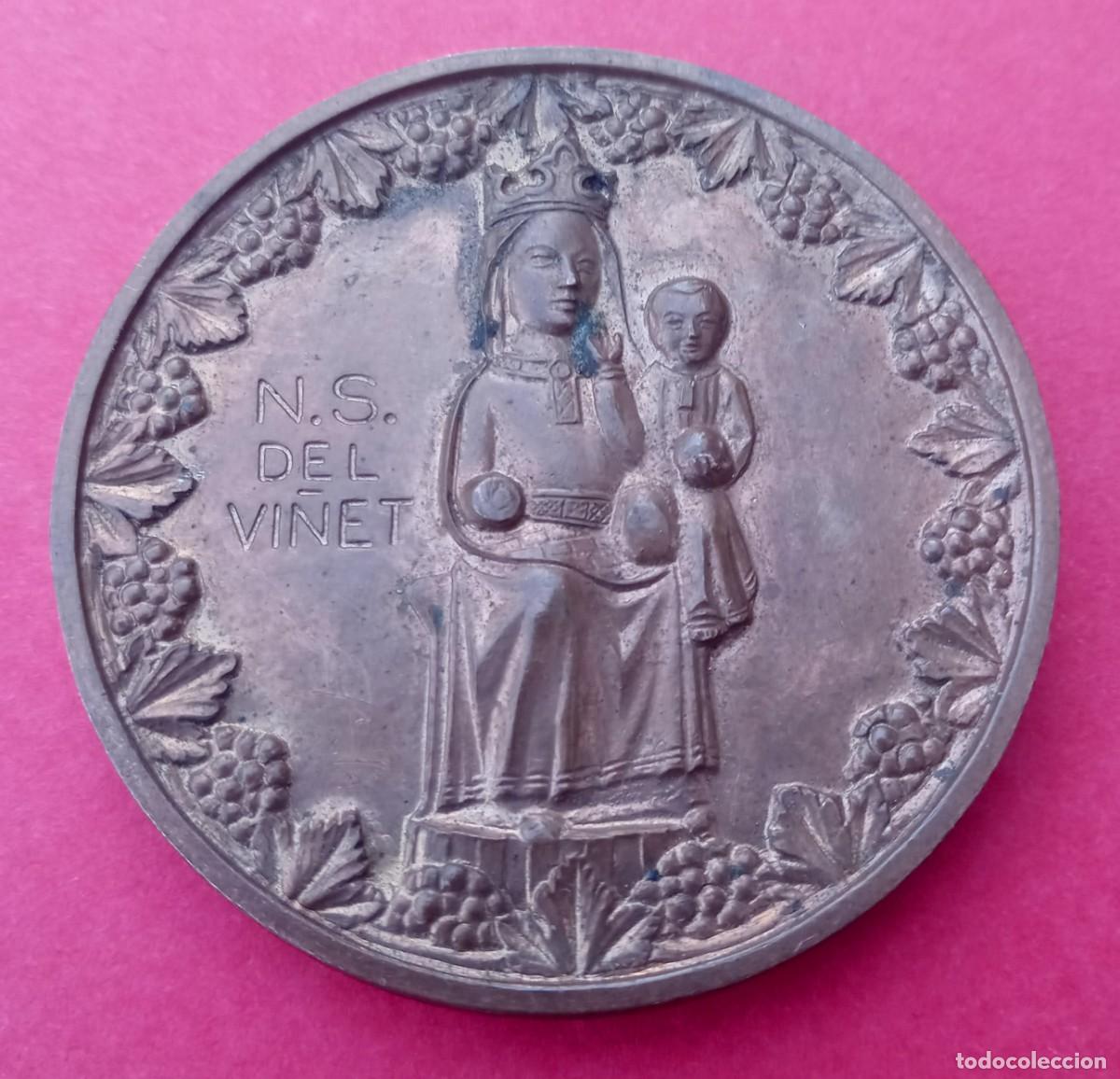 Trofeos y medallas: Medalla AL MERITO CULTURAL VILLA DE SITGES. Virgen del Vi&ntilde;et.