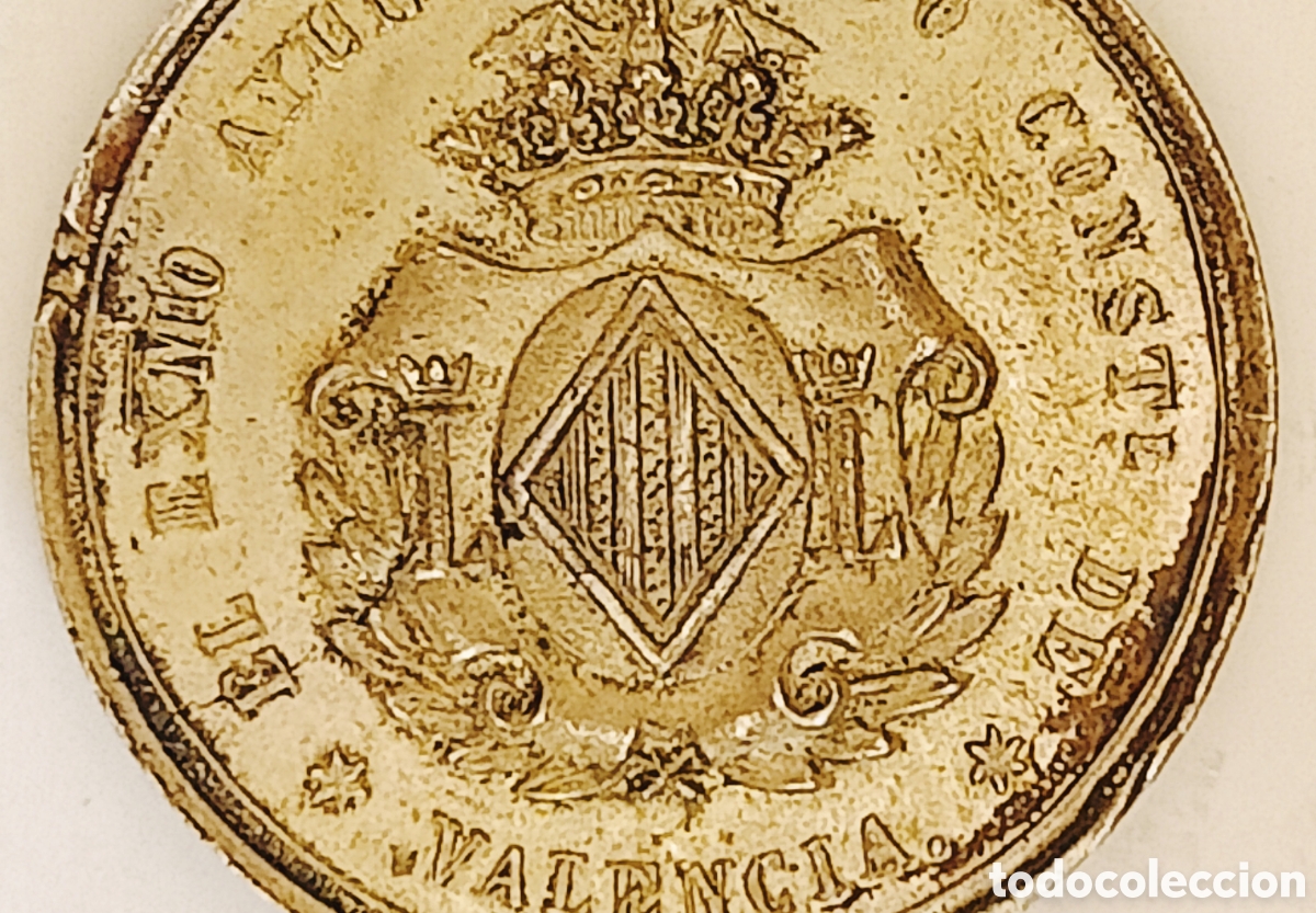 Trofeos y medallas: Medalla Valencia Exc, Ayunta,(1881) - Foto 15