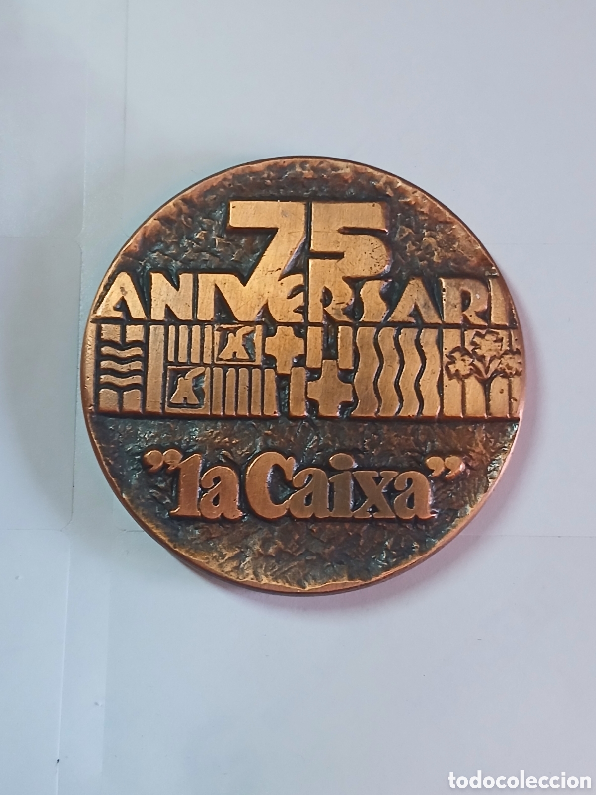 Trofeos y medallas: Medalla 75 Aniversario la Caixa