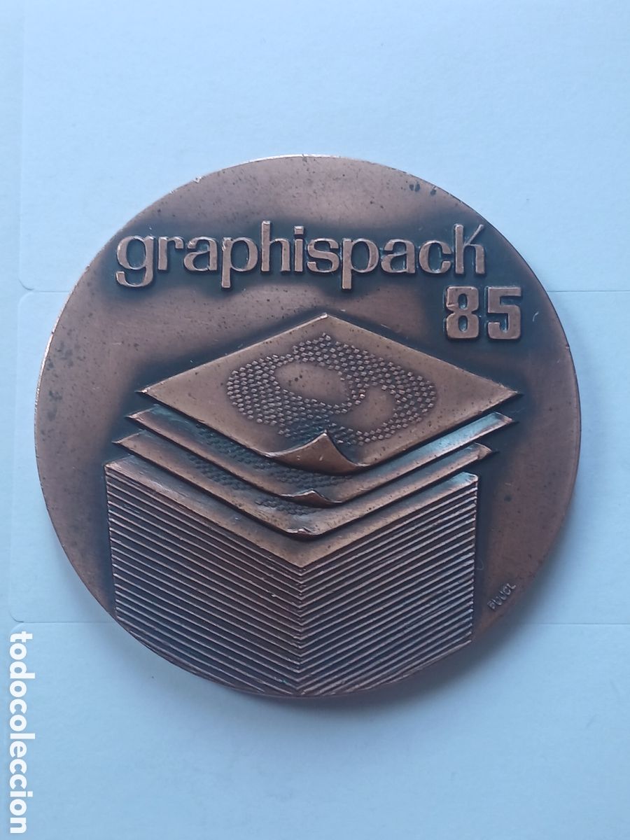 Trofeos y medallas: Medalla Graphispack 85 Barcelona