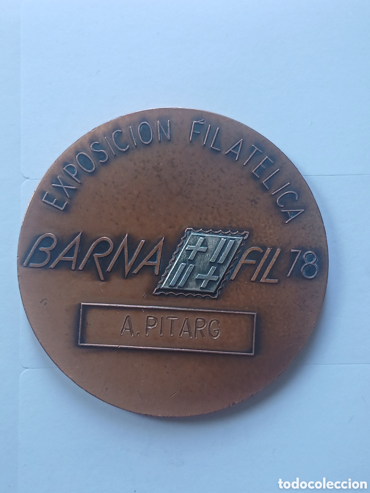 Trofeos y medallas: Medalla BARNA FILATELICAS 78 FEDERACION CATALANA