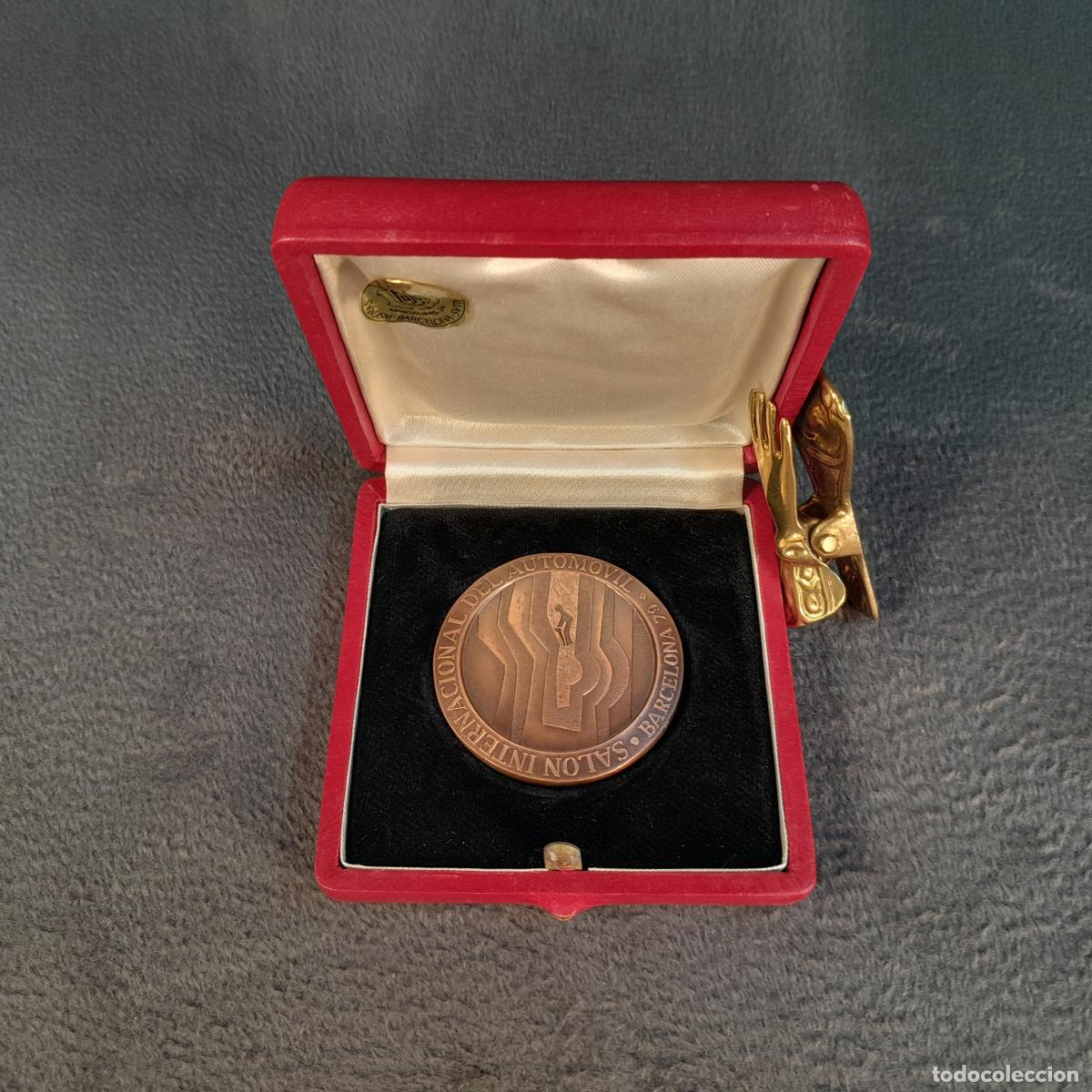 Trofeos y medallas: M-2278. MEDALLA DE BRONCE DEL SAL&Oacute;N INTERNACIONAL DEL AUTOM&Oacute;VIL DE BARCELONA. 1979