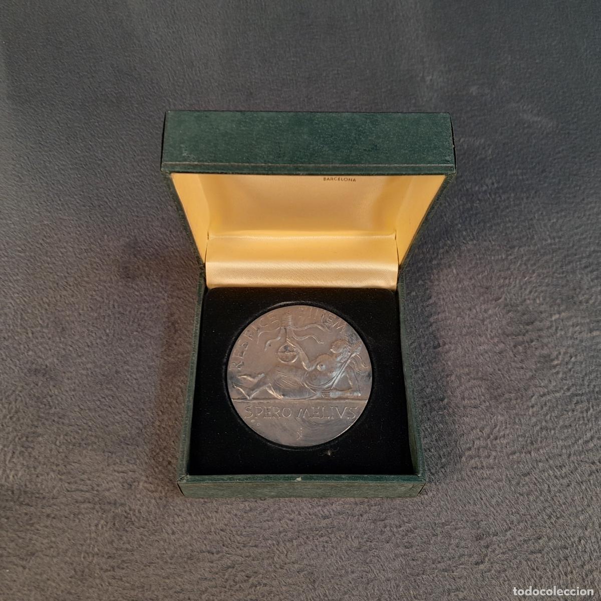 Trof&eacute;us e medalhas: M-2280. MEDALLA DE BRONCE. LA SEDA DE BARCELONA - JUAN SOLER TORRENS. 1928-1953
