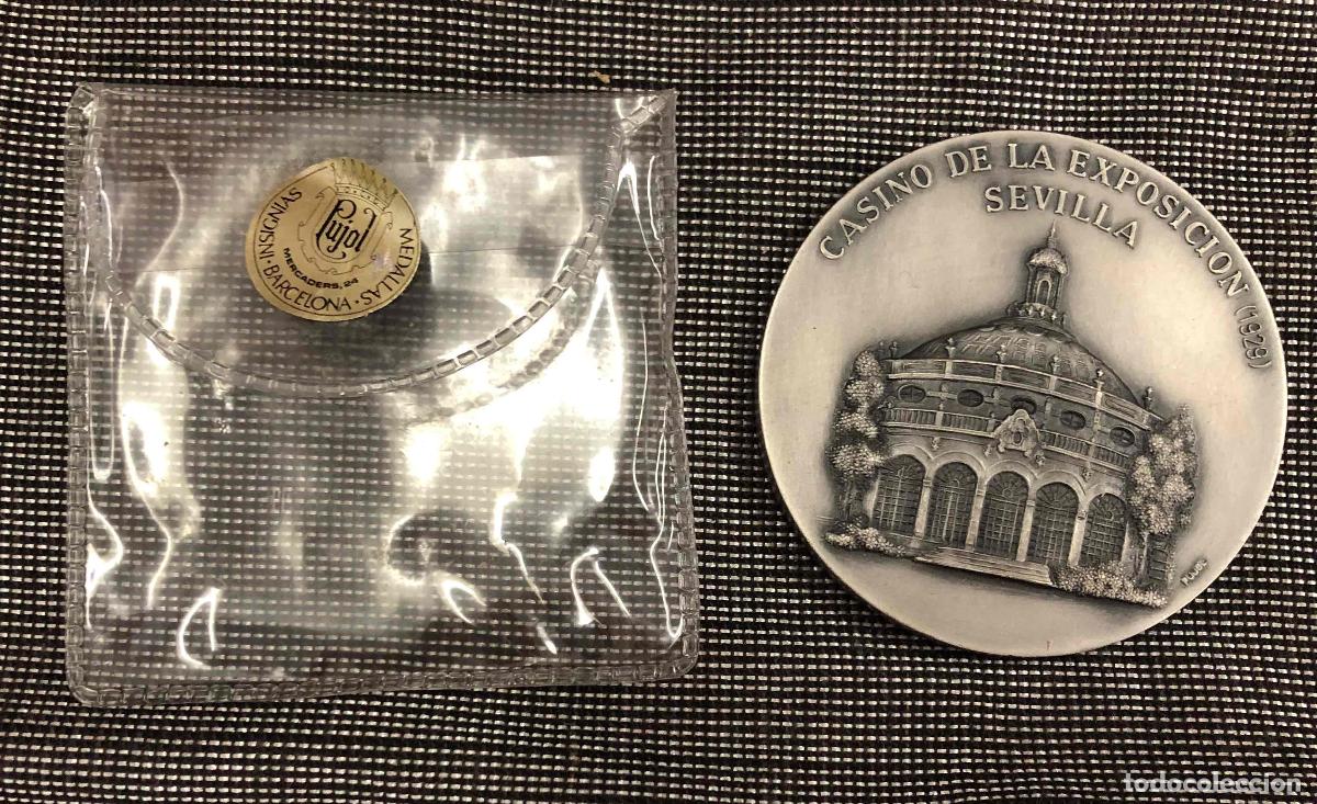 Troph&eacute;es et m&eacute;dailles: MEDALLA EXPOSICION FILATELICA RUMBO AL 92. CASINO DE LA EXPOSICION SEVILLA