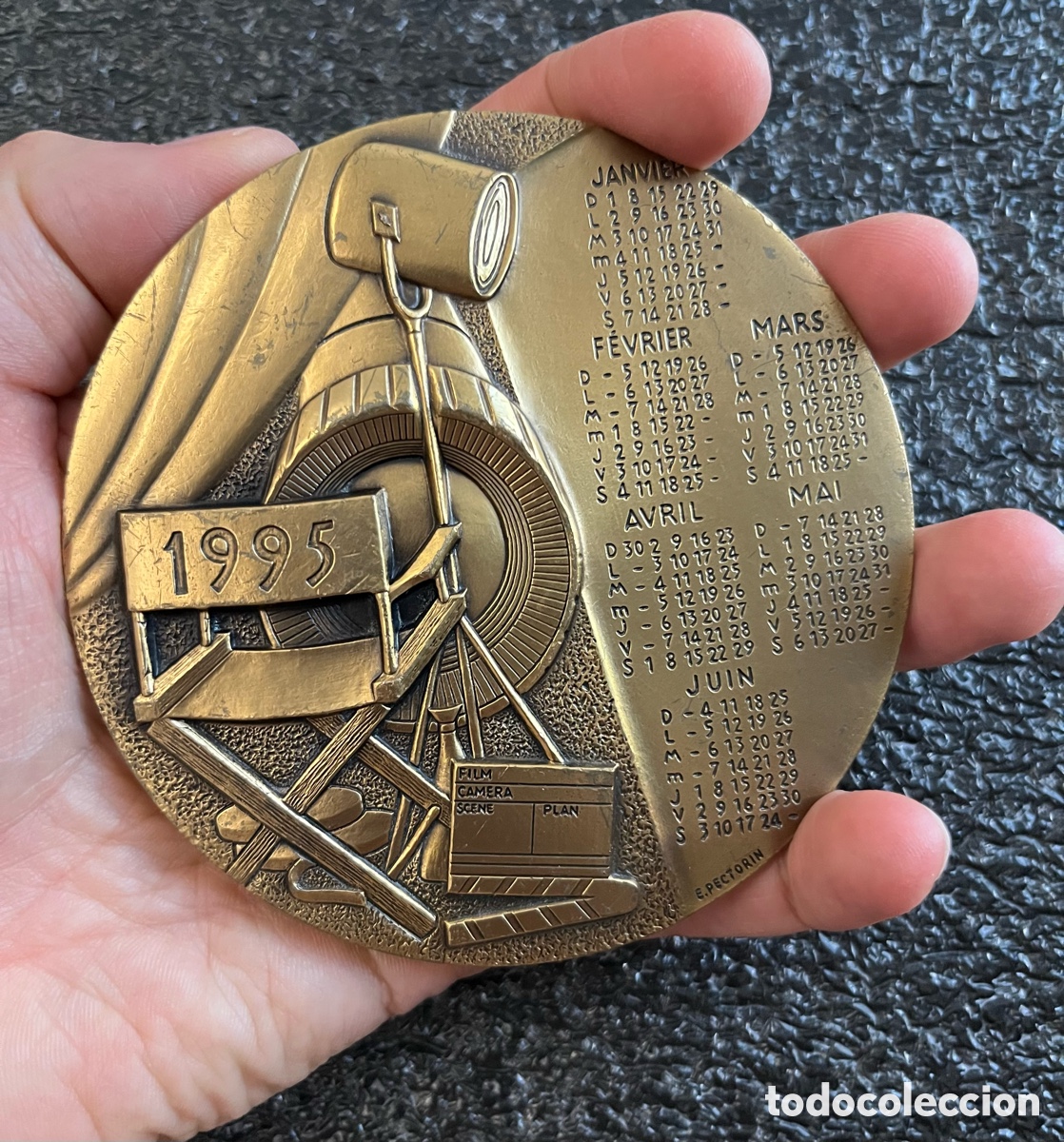 Trofeos y medallas: Medalla de bronce 1895-1995 Le Cinematographe - La Monnaie de Paris