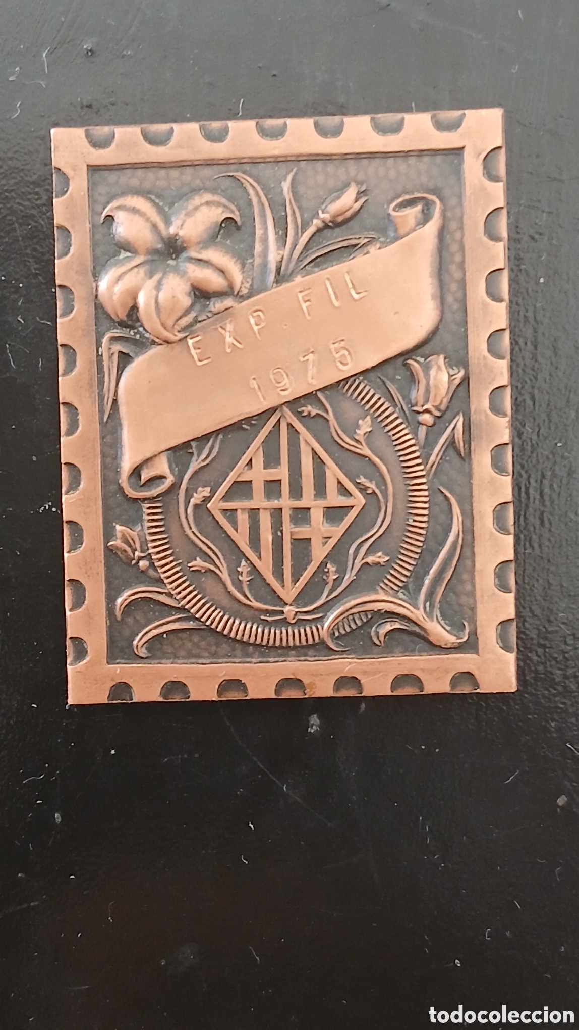 Trofeos y medallas: Medalla C&iacute;rculo Filat&eacute;lico y Numism&aacute;tico Barcelona 1975