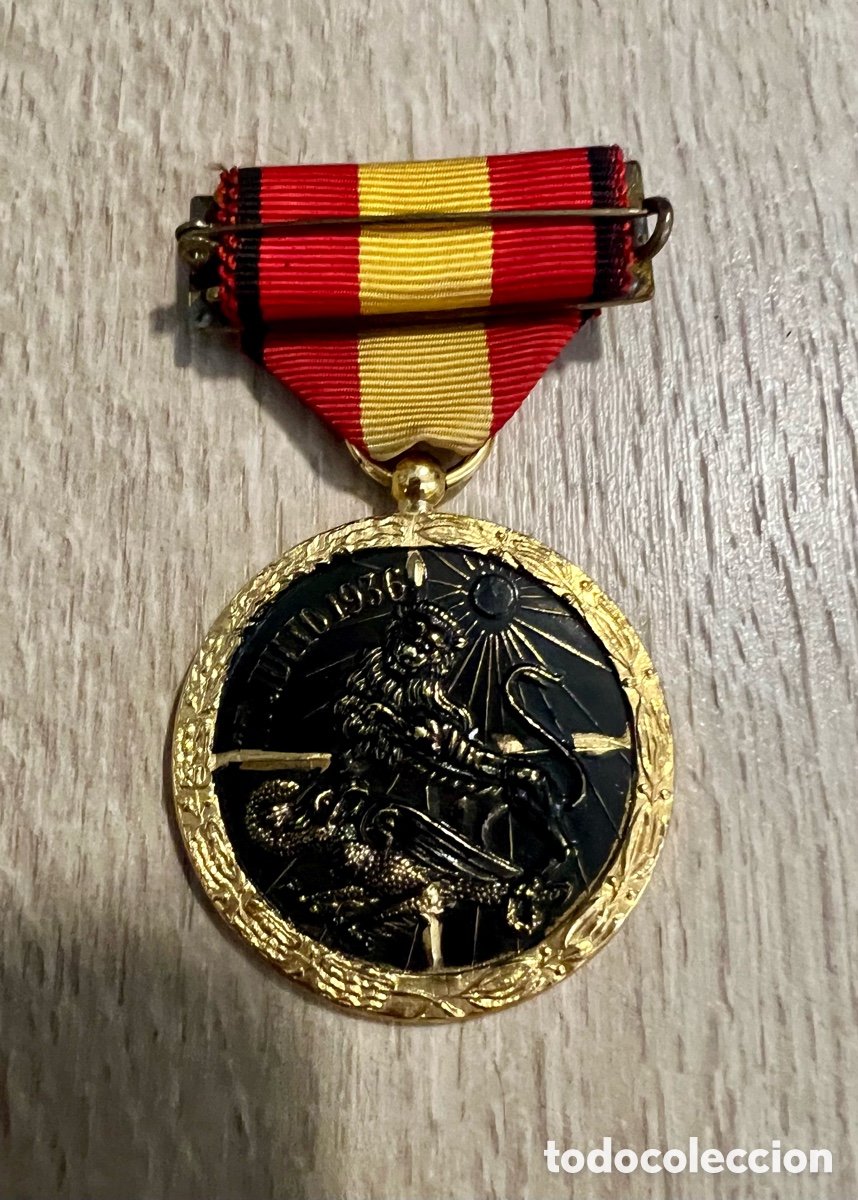 Trofeos y medallas: Medalla de la Campa&ntilde;a (1936-1939) - Versi&oacute;n de Vanguardia - Excelente Estado