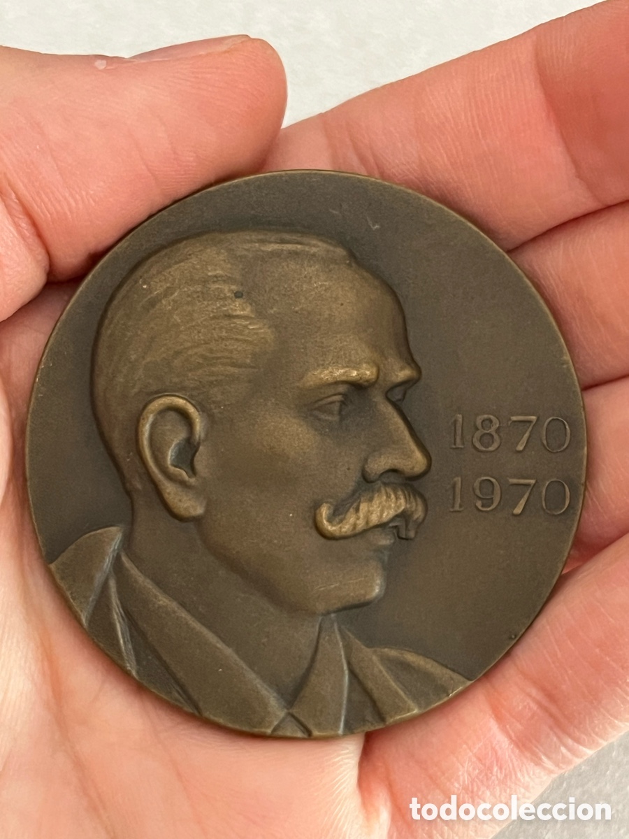 Trofeos y medallas: Medalla de bronce Centenario del nacimiento de Gabriel y Gal&aacute;n - Foto 3