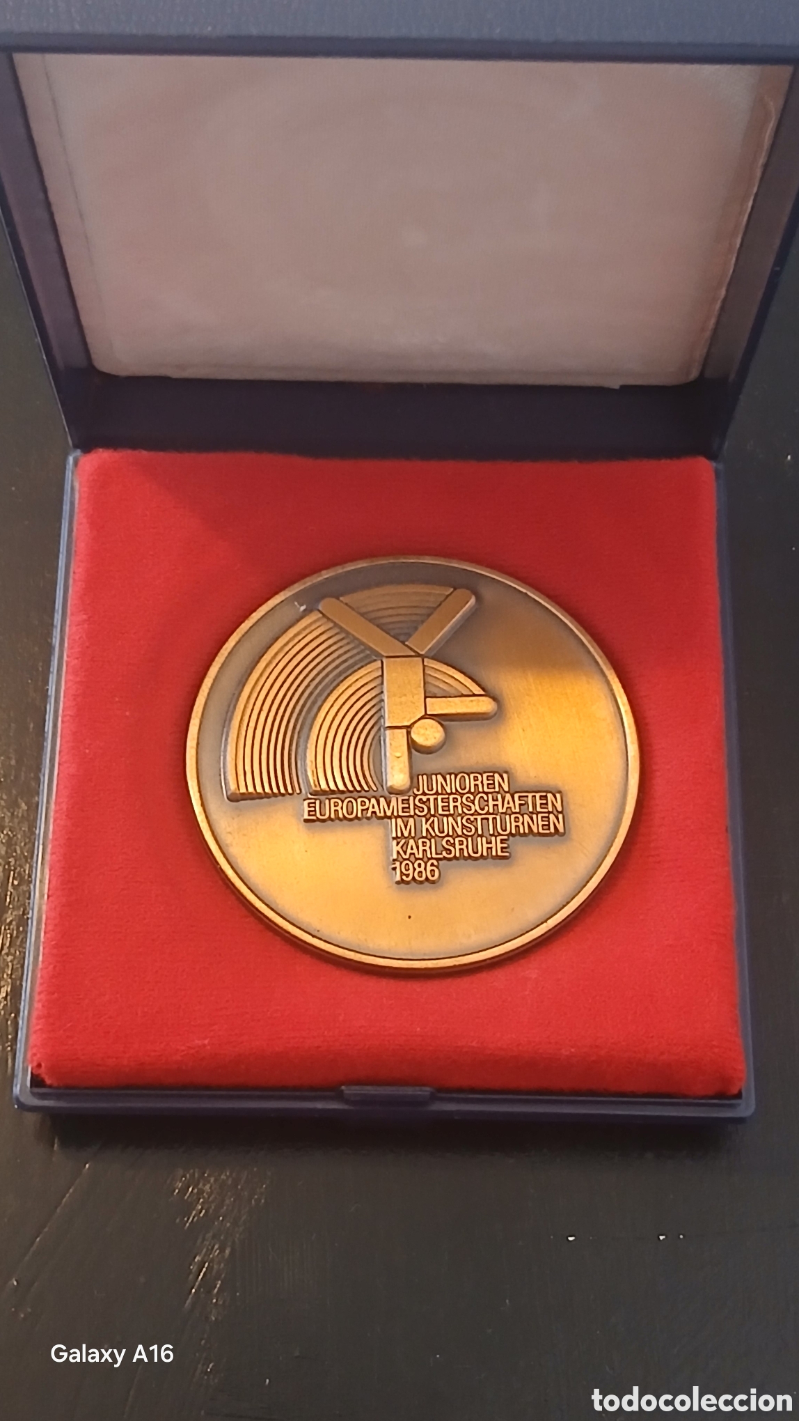 Trofeos y medallas: Medalla Campeonatos Europa Gimnasia Karlsruhe 1986