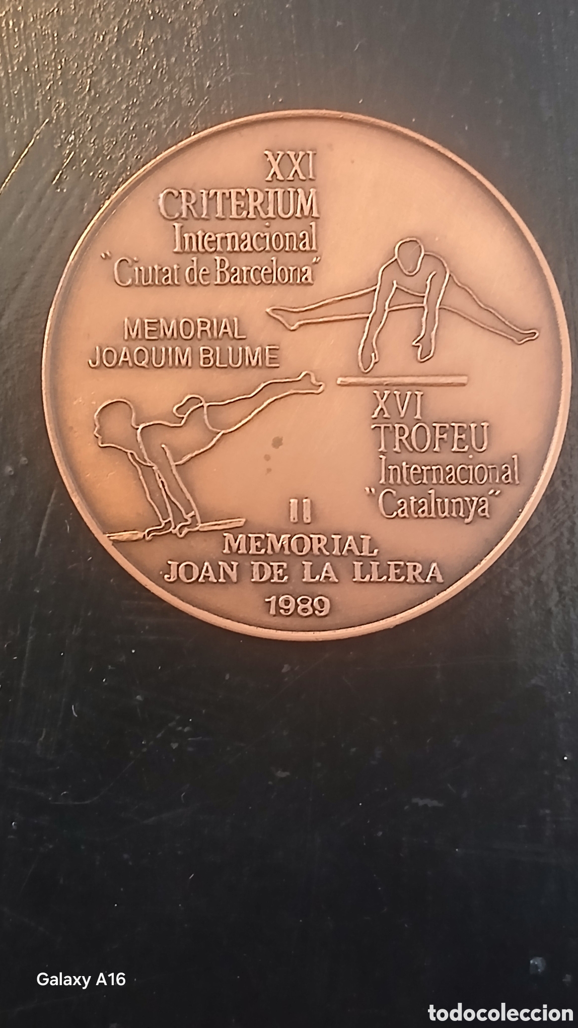 Trofeos y medallas: Medalla XXI Criterium Internacional Barcelona 1989