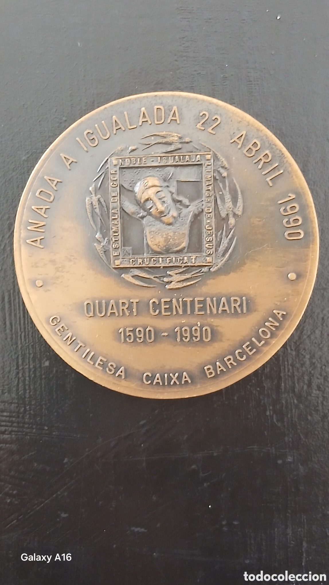 Trofeos y medallas: Medalla conmemorativa del IV Centenario de Anada a Igualada en 1990