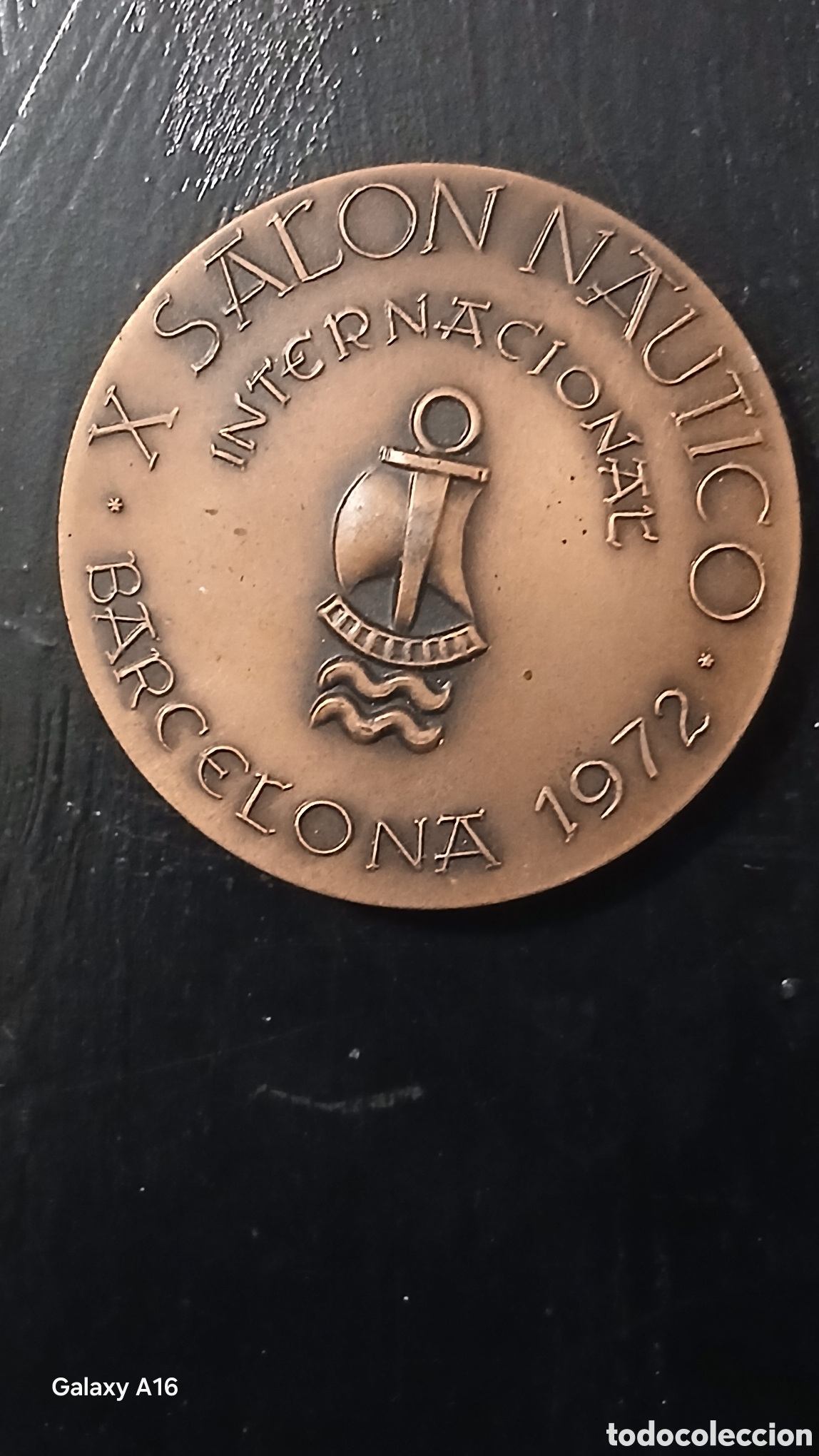Trofeos y medallas: Medalla firmada vallmitjana del XXV Sal&oacute;n N&aacute;utico 1972