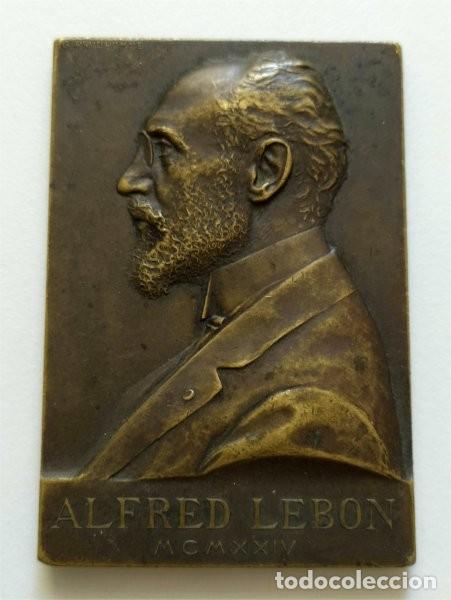 Trofeos y medallas: Alfred Lebon. Legi&oacute;n de Honor, 1924. Firmada G. Prud Homme (Georges-Henri Prud'Homme)