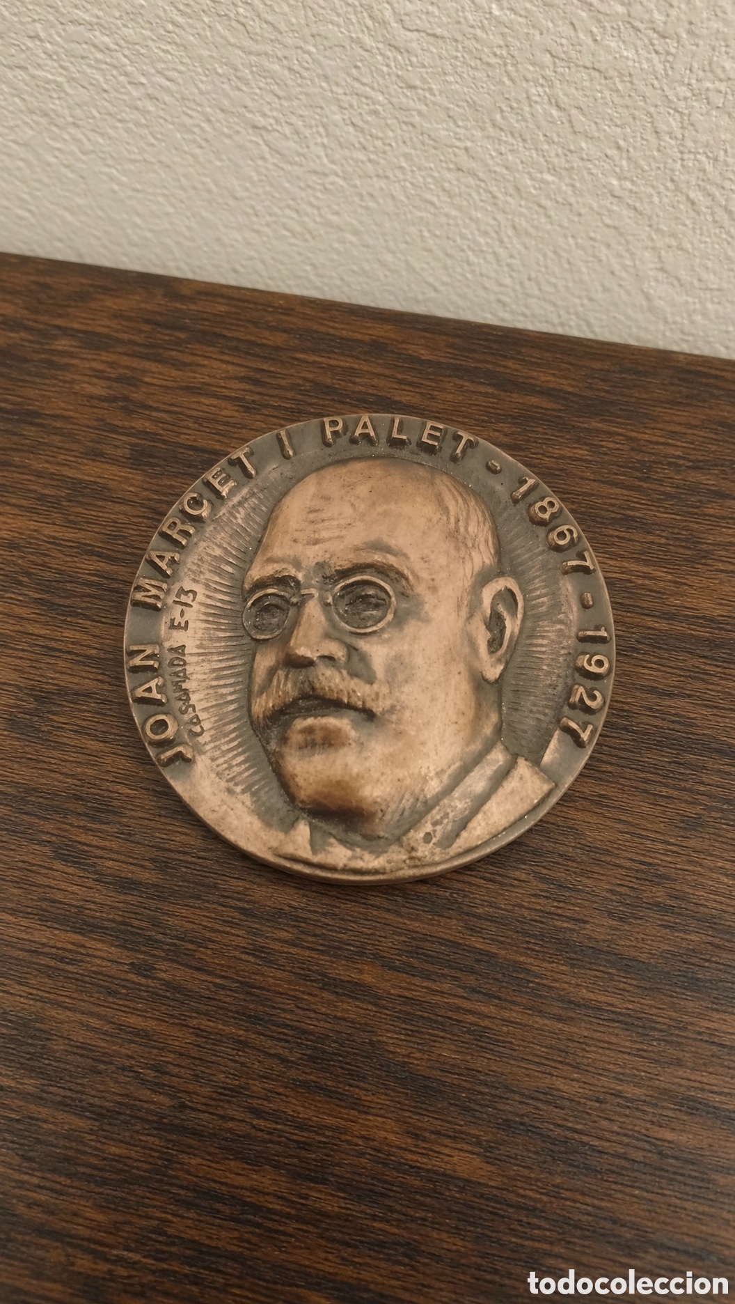 Trofeos y medallas: Medalla Joan Marcet i Palet.Grabado de JOAN MARCET I PALET y 1867-1927