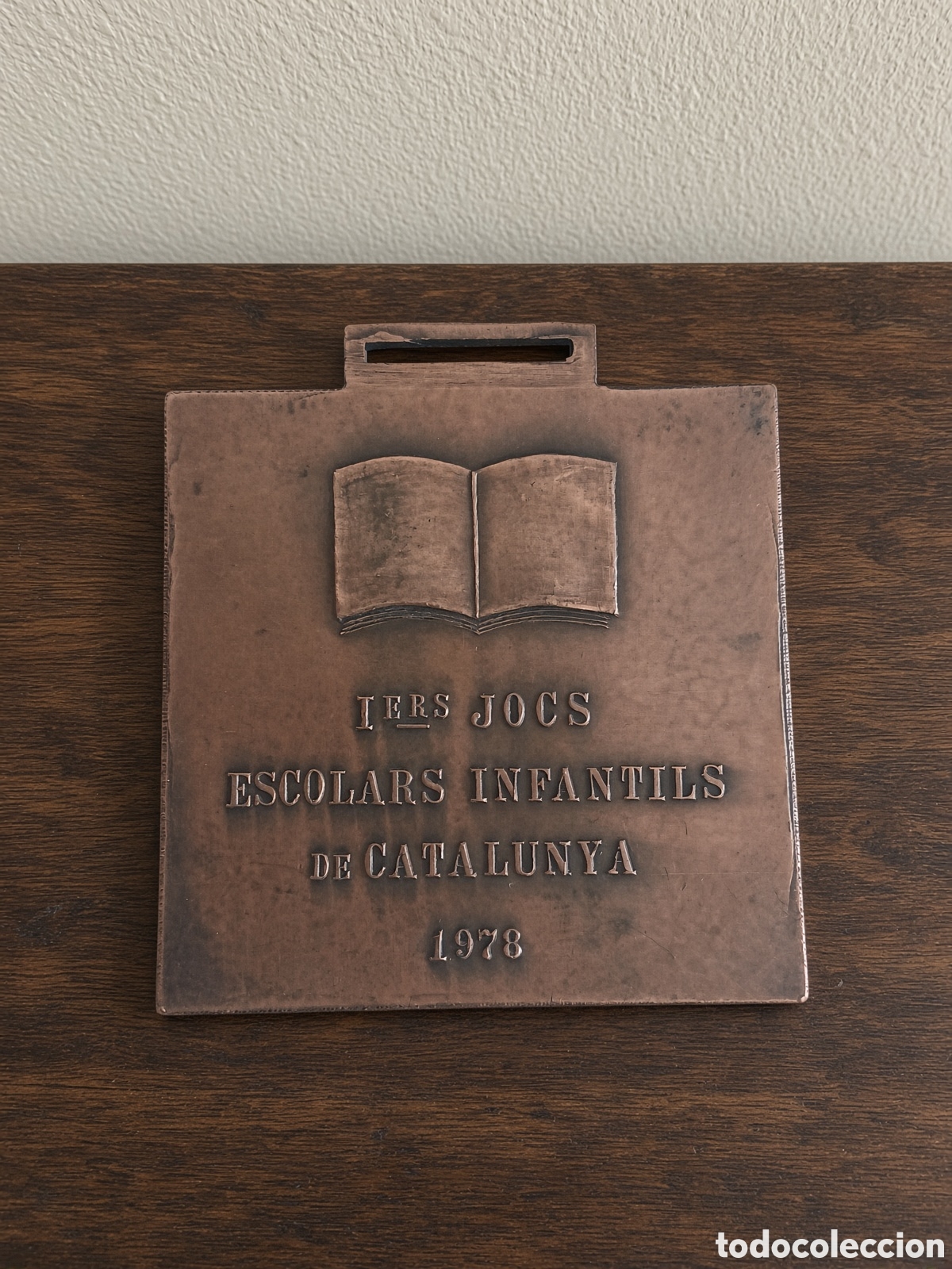 Trofeos y medallas: Medalla Jocs Escolars Infantils Catalunya 1978 Deporte Escolar Catalu&ntilde;a Antigua Coleccionism