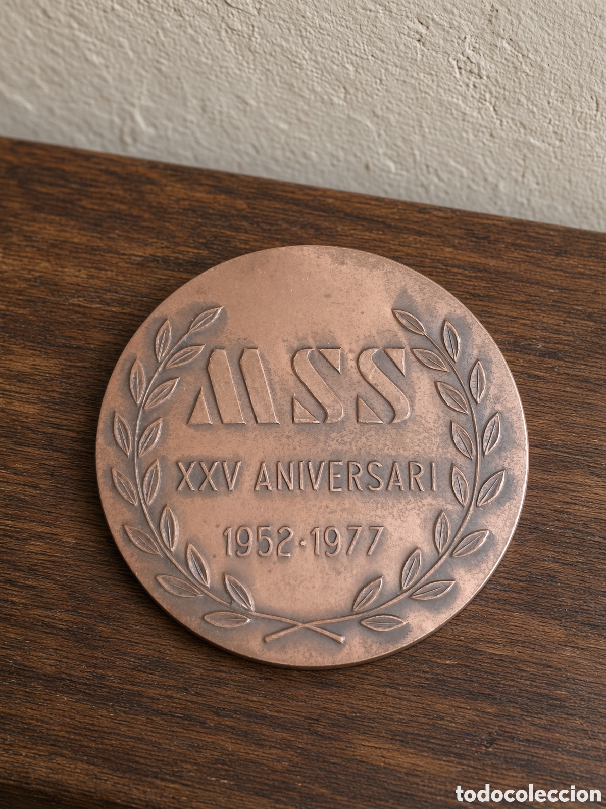 Trofeos y medallas: Medalla MSS conmemorativa del XXV aniversario de MSS, celebrando el per&iacute;odo de 1952 a 1977