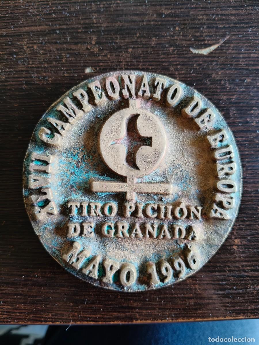 Trofeos y medallas: Medalla conmemorativa del Campeonato de Europa de Tiro Pich&oacute;n Granada Mayo 1996