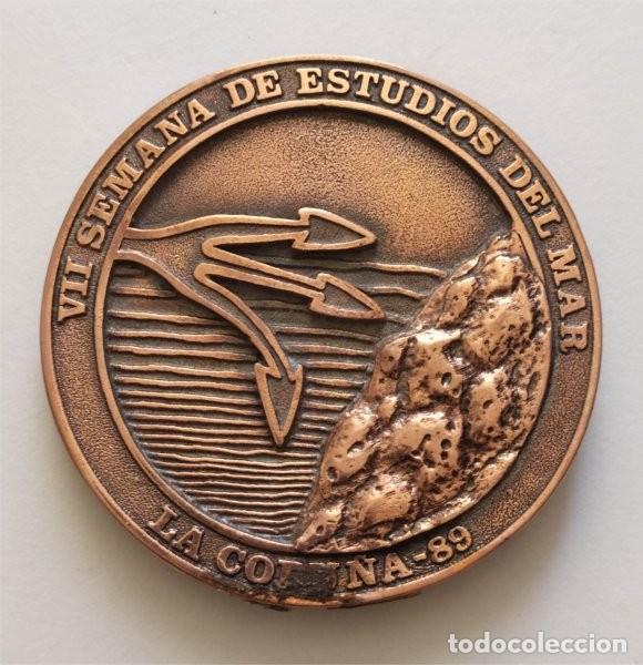 Trofeos y medallas: VII Semana de Estudios del Mar. La Coru&ntilde;a, 1989 - Foto 2