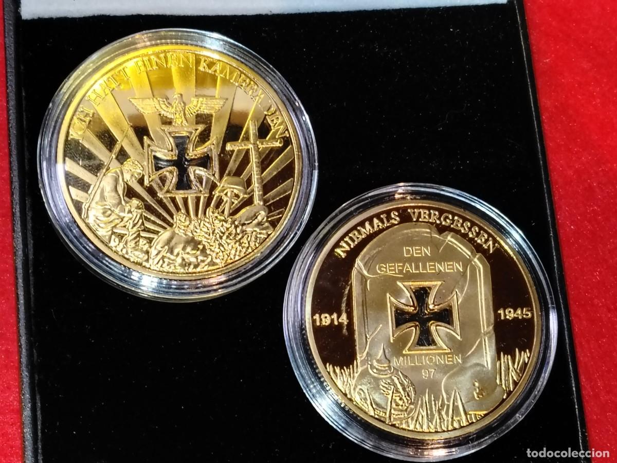 Trofei e Medaglie: 2 MEDALLAS CONMEMORATIVA REP&Uacute;BLICA FEDERAL DE ALEMANIA - ICH HATT EINEN KAMERADEN