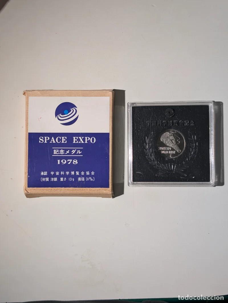 Trofeos y medallas: Medalla Space Expo 1978 Tokio Jap&oacute;n con estuche