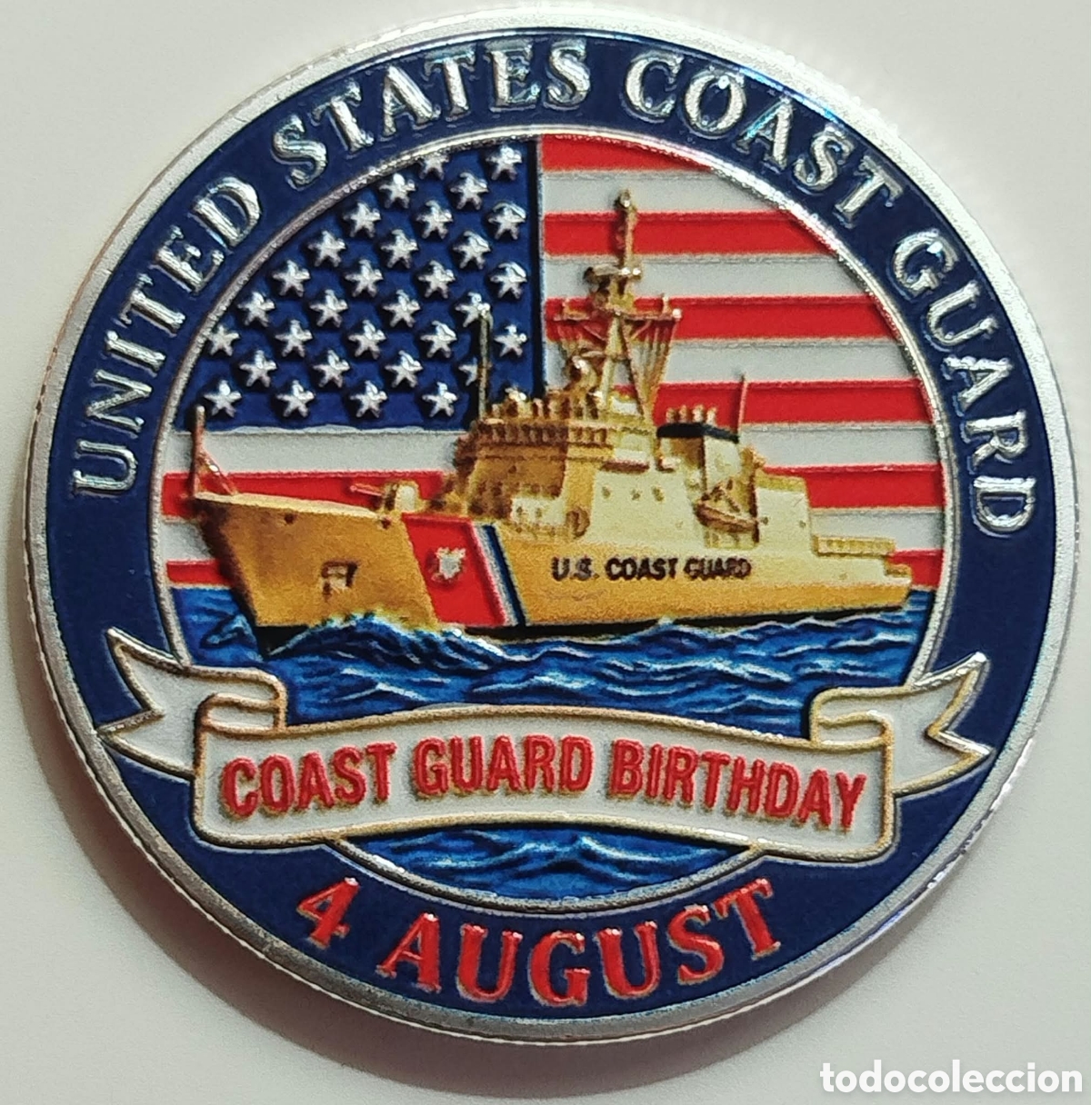 Trofeos y medallas: Moneda Conmemorativa Guardia Costera Estados Unidos