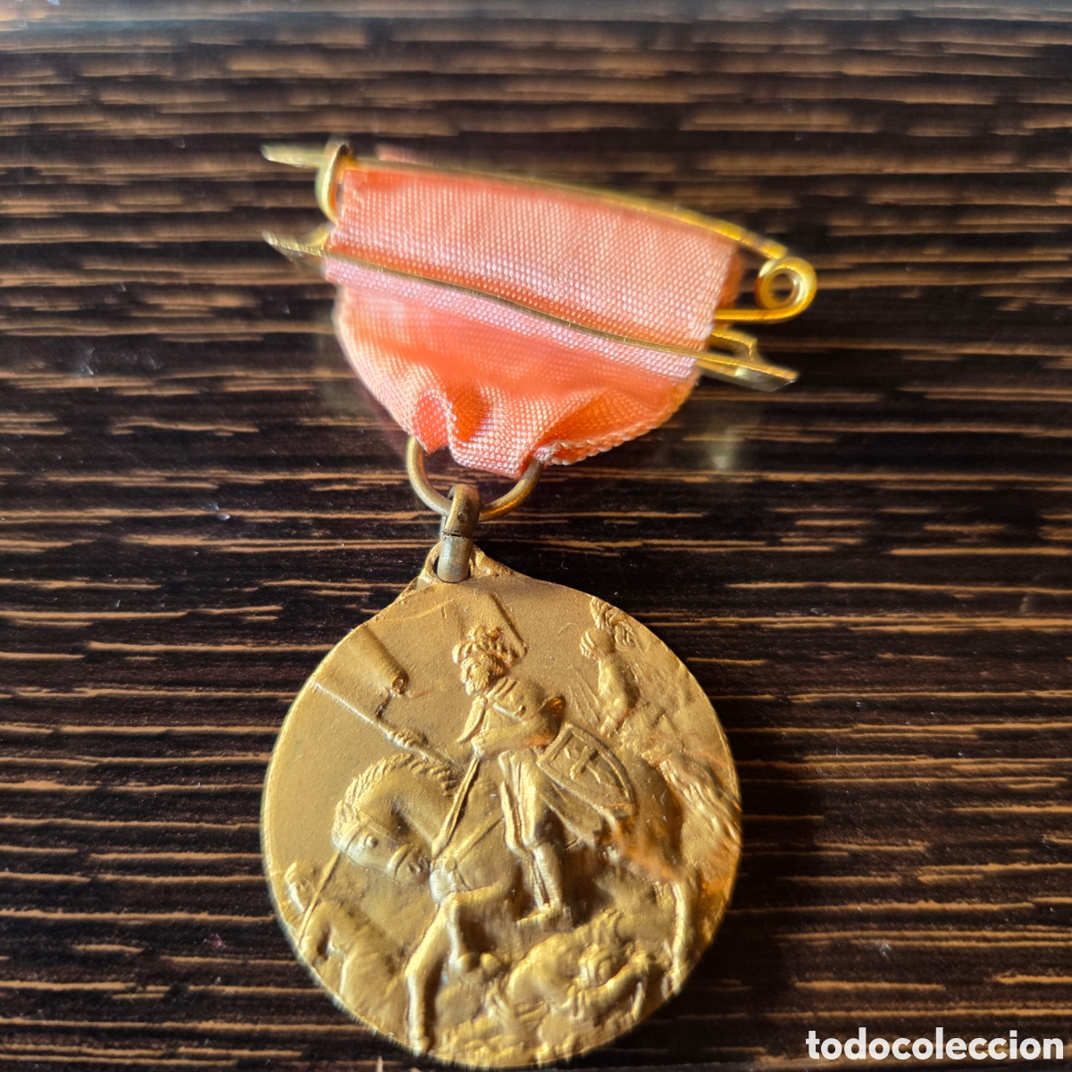 Trofei e Medaglie: Antigua medalla san jorge - asistencia y puntualidad - a&ntilde;os 60 -