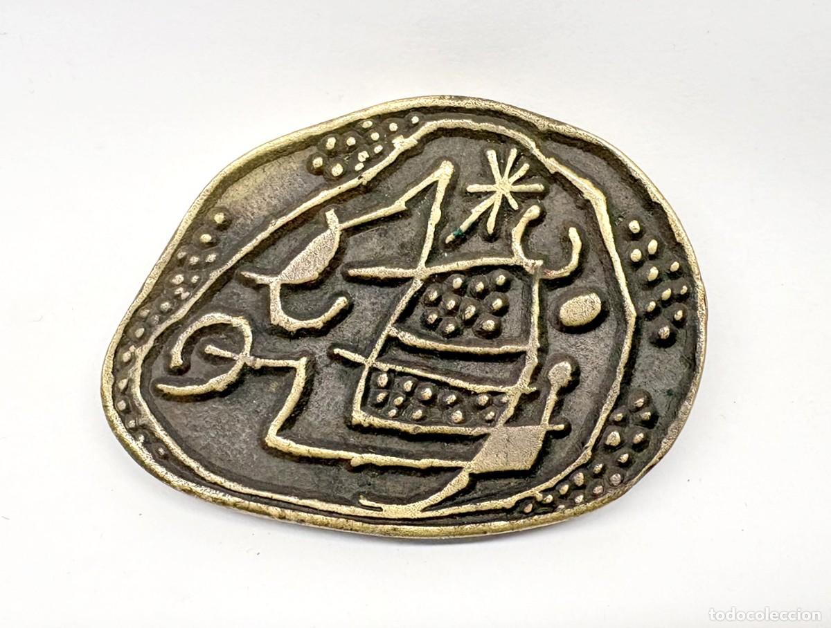 Trofei e Medaglie: MEDALLA CONMEMORATIVA DE METAL DE JOAN MIR&Oacute;. CERTAMEN INTERNACIONAL DE DIBUJO