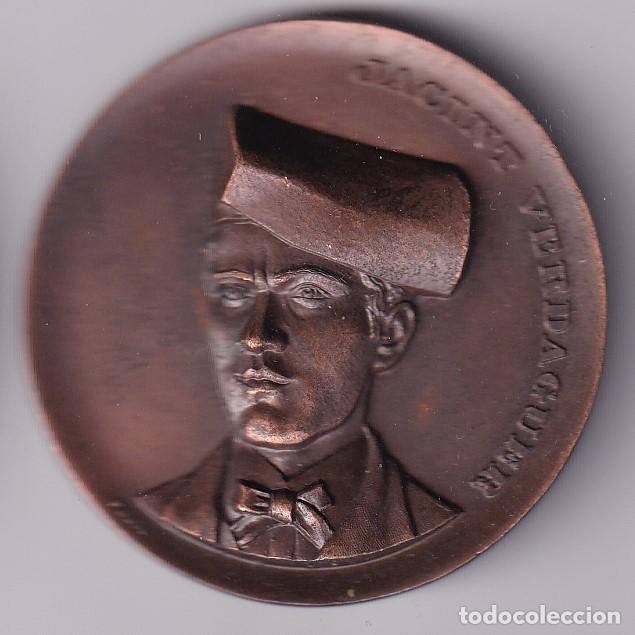 Troph&auml;en und Medaillen: MEDALLA CERCLE FILATELIC I NUMISMATIC DE BARCELONA DEL A&Ntilde;O 1977 - JACINT VERDAGUER