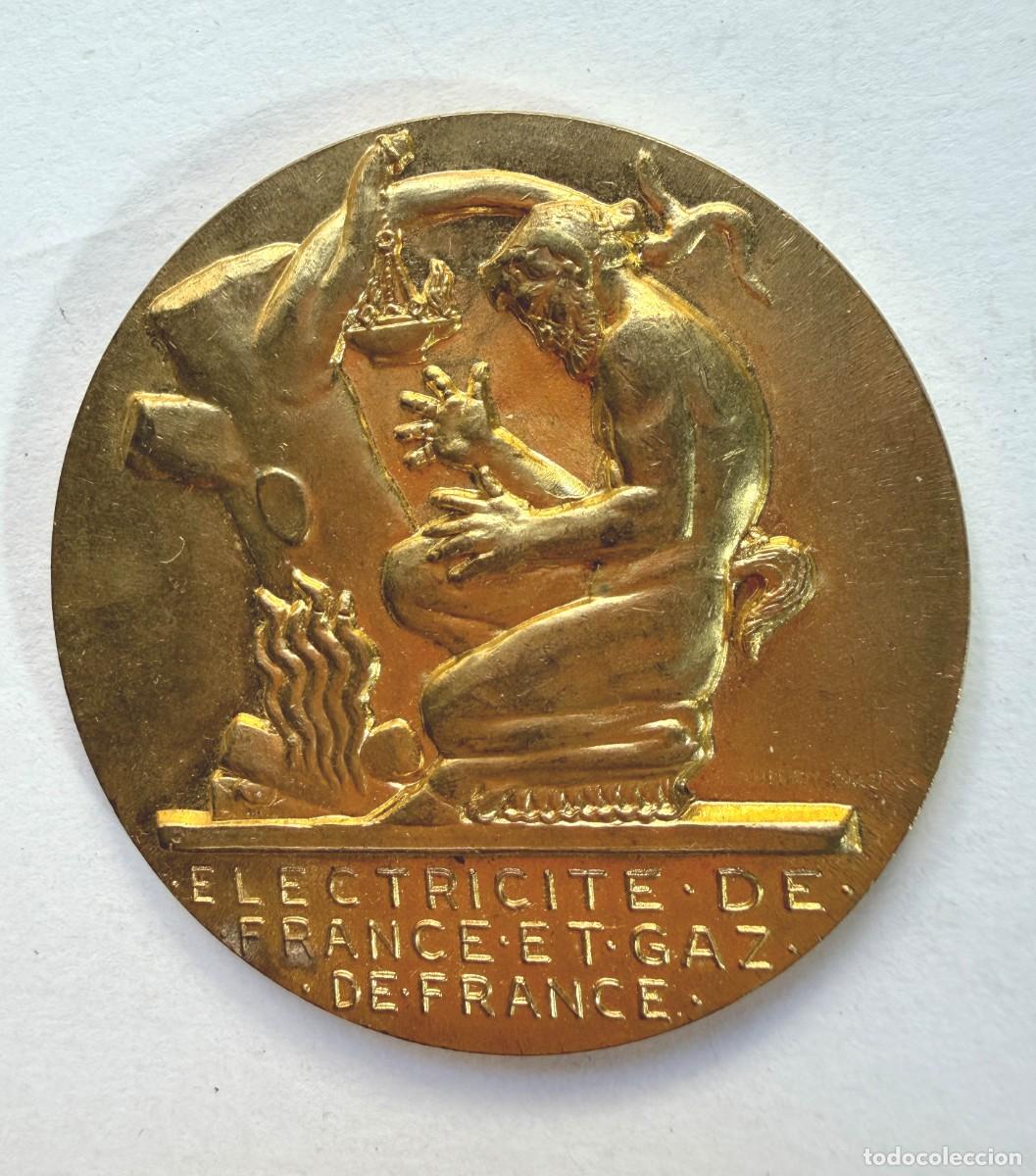 Trofei e Medaglie: MEDALLA AL TRABAJO/ ELECTRICIT&Eacute; DE FRANCE ET GAZ DE FRANCE / BRONCE DORADO / 35 A&Ntilde;OS SERVICIO