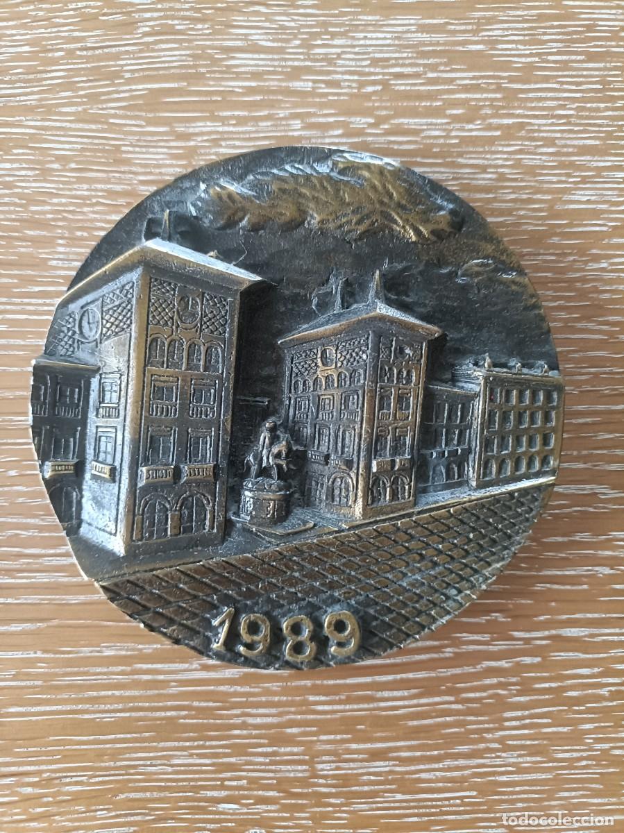 Trofeos y medallas: MEDALLA METOPA - VII CAMPEONATOS INTERACADEMIAS - ZARAGOZA 1989 - 10 CMS.