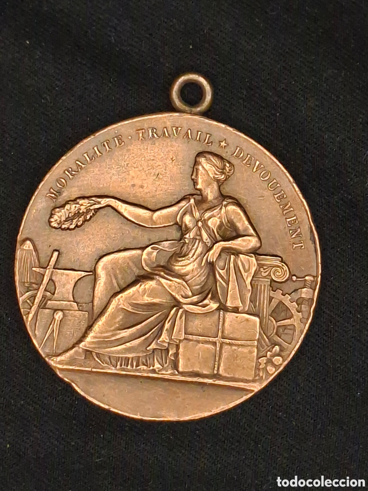 Trofeos y medallas: medalla francesa de la Soci&eacute;t&eacute; Nationale d'Encouragement au Bien, Armand Auguste. 1872. MTC6