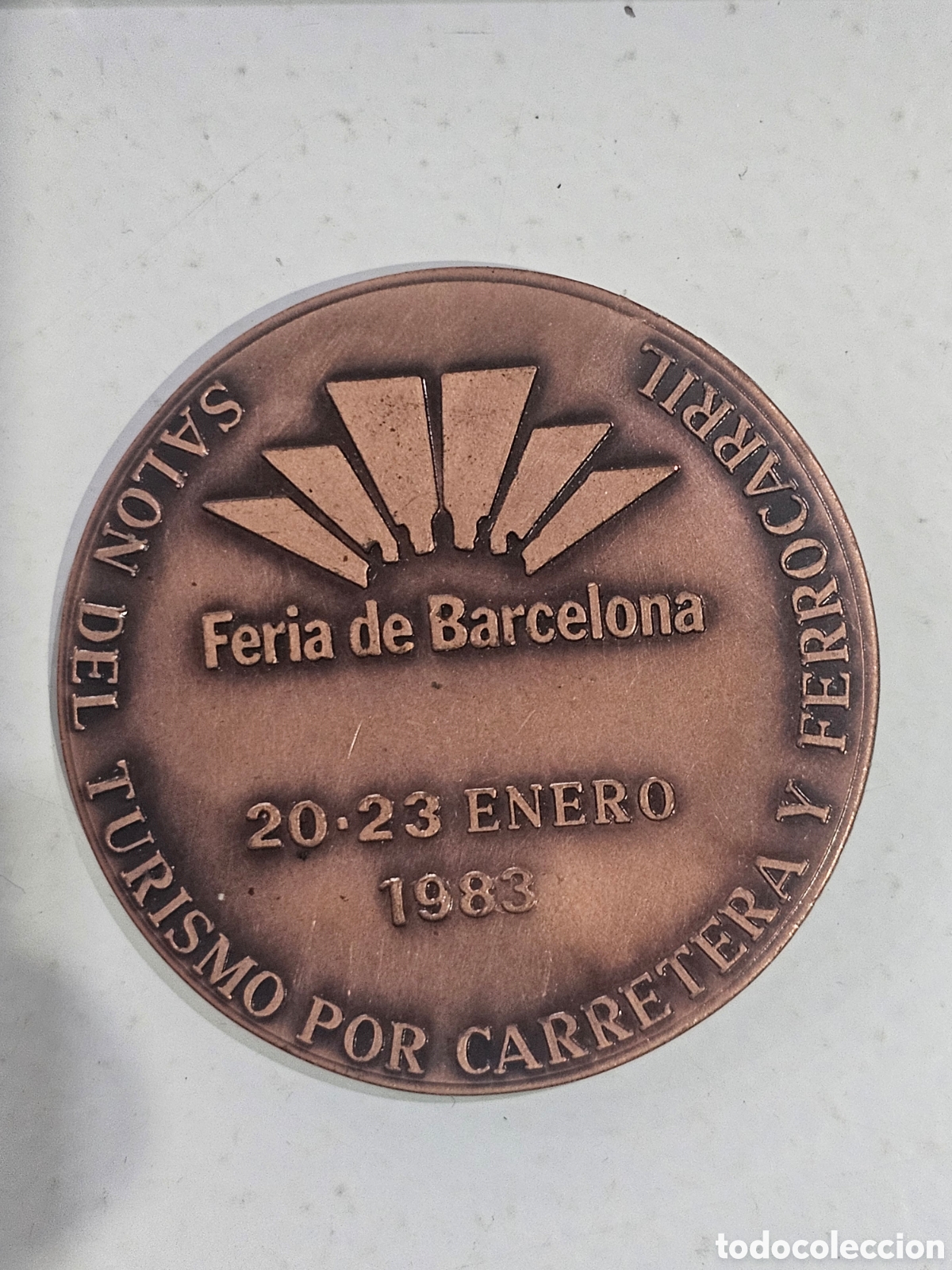 Trofeos y medallas: ​Medalla Rodatur 1983 - Sal&oacute;n Turismo Carretera y Ferrocarril Feria Barcelona