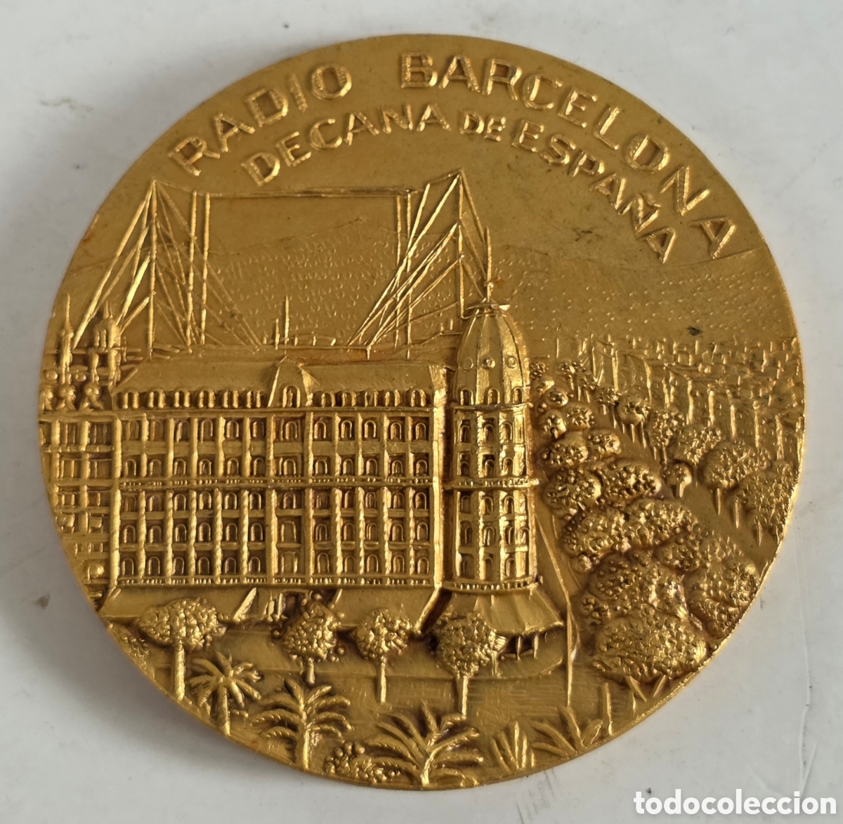 Trofeos y medallas: Medalla Radio Barcelona Decana de Espa&ntilde;a 50 Aniversario 1924 1974 - SER - Conmemorativa