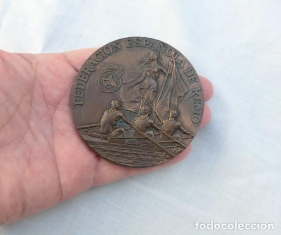 Trofeos y medallas: GRAN MEDALLA FEDERACION ESPA&Ntilde;OLA DE REMO VILLARREAL - 87 JUEZ ARBITRO