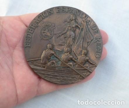 Trofeos y medallas: GRAN MEDALLA FEDERACION ESPA&Ntilde;OLA DE REMO VILLARREAL - 87 JUEZ ARBITRO