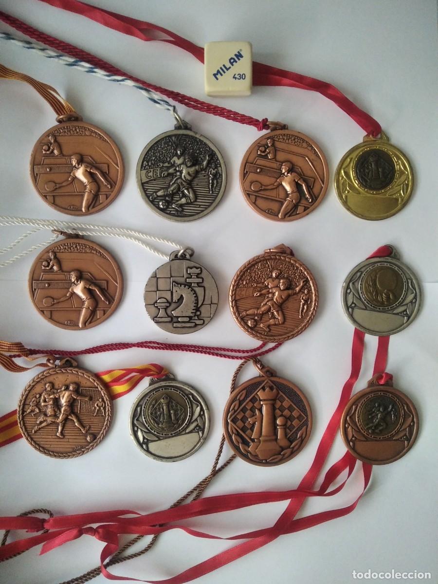 Trofeos y medallas: 12 medallas deportivas